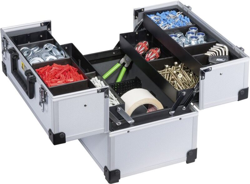 Allit Werkzeugkoffer AluPlus Tool L36C silber Aufbewahrung Werkstatt