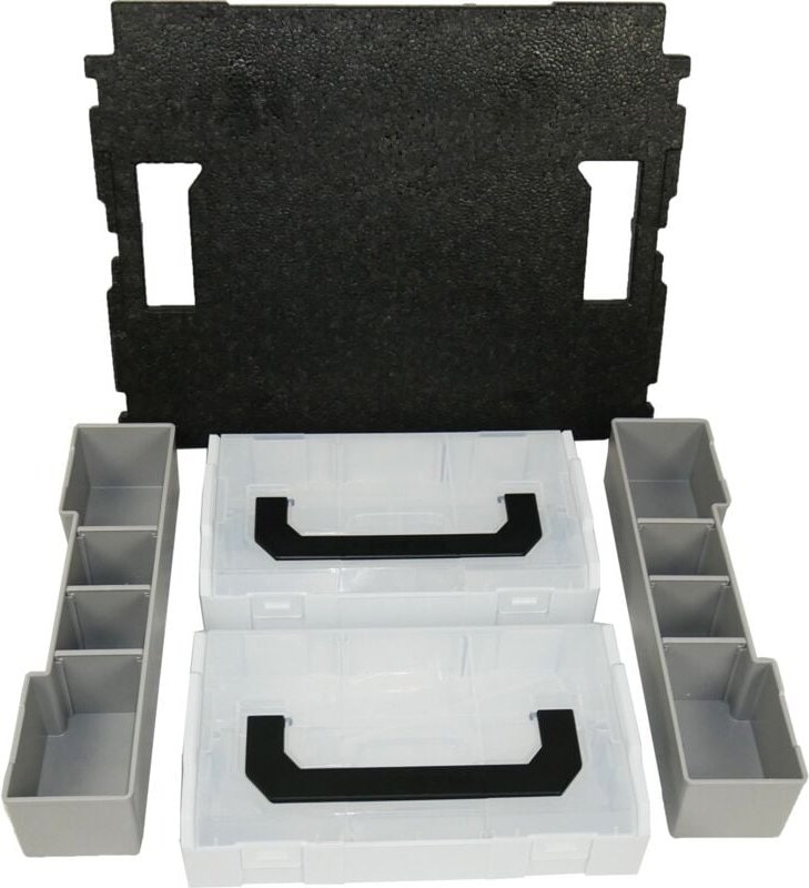 L-Boxx Mini Deckel transparent + Inset-Box-Set 2tlg. + Deckeleinlage - Bs Systems
