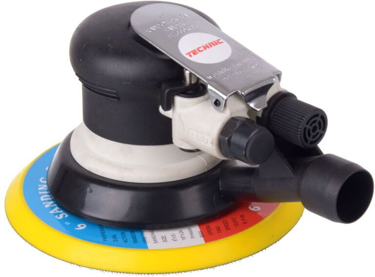 Druckluft-Exzenterschleifer 150mm Mit Klettverschluss Mit Staubabsaugung