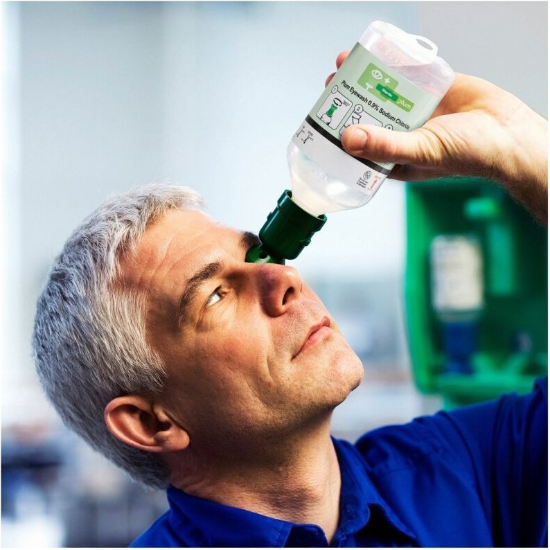 Augenspülflasche ,gef., 1000 Ml,M.Staubkappe