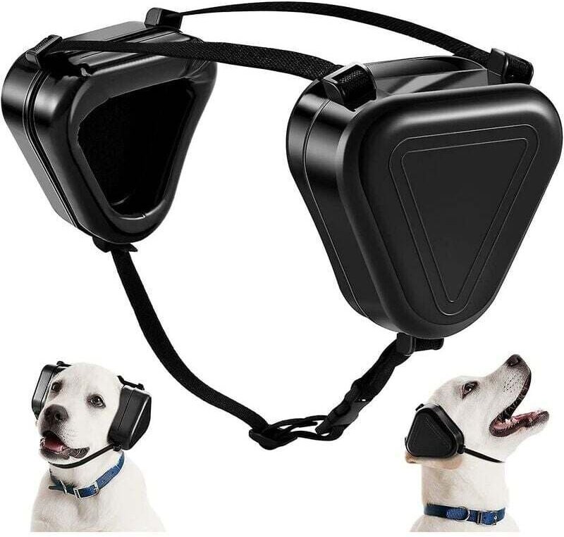 Hunde-Lärmschutz-Ohrenschützer, Hunde-Gehörschutz-Ohrenschützer, Schwarz
