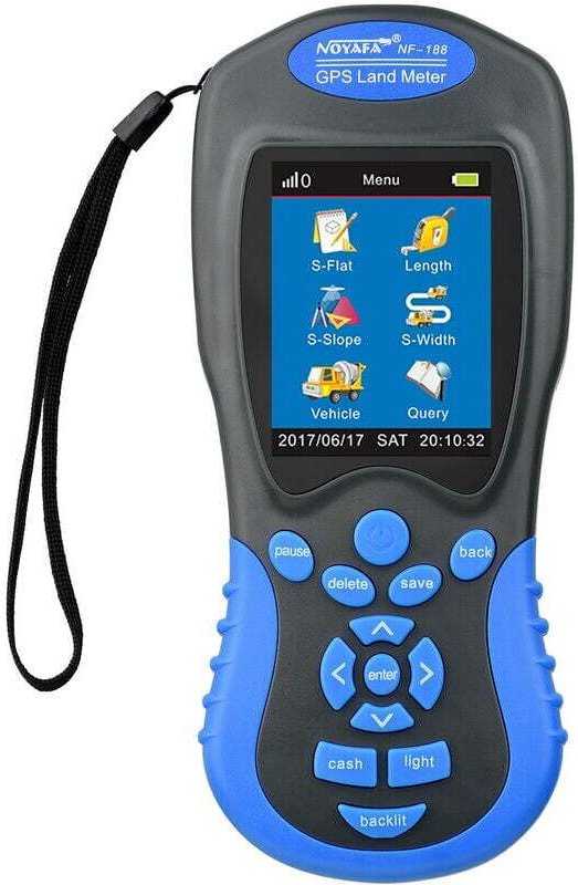Handheld-Digital-LCD-GPS-Landmessgerät, Längenmessgerät für landwirtschaftliche Flächen, automatischer manueller Modus,