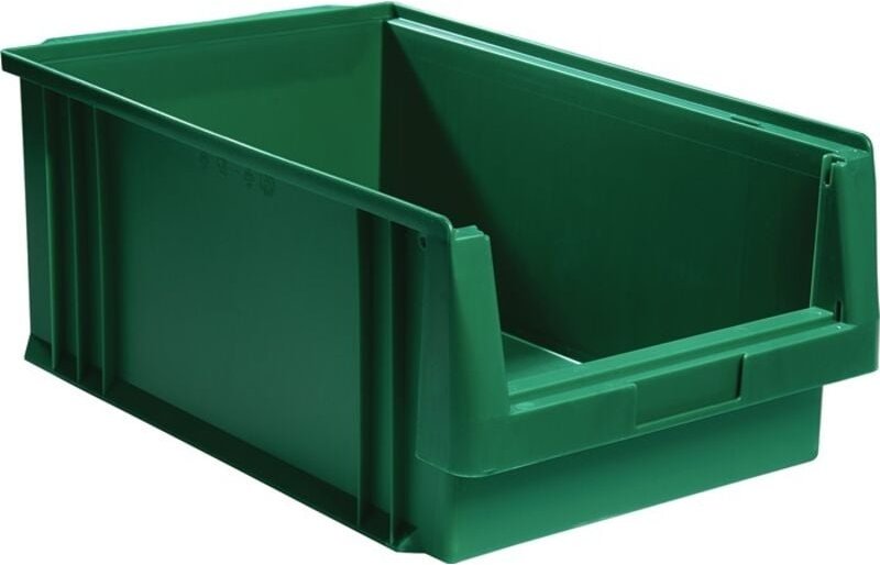 Sichtlagerkasten plk 1 B315xT500xH200 mm grün