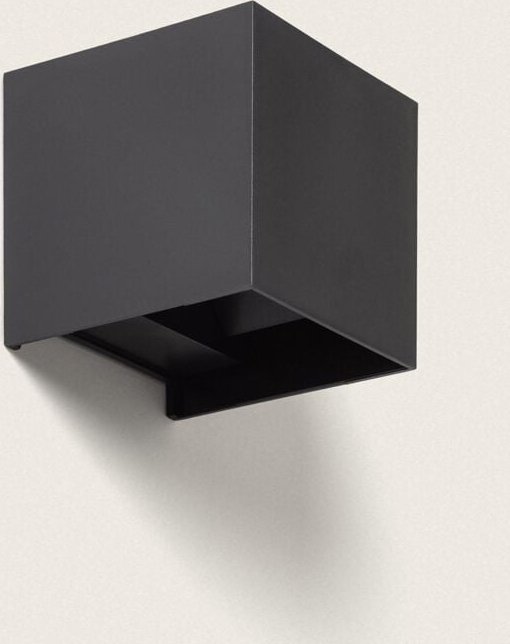 LED-Wandleuchte Außen 6W pc doppelseitige Beleuchtung Onis Schwarz