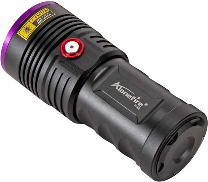 Crediri Leistungsstarke UV-Taschenlampe, wiederaufladbar über usb, Schwarzlicht-Haustierurin-Detektor