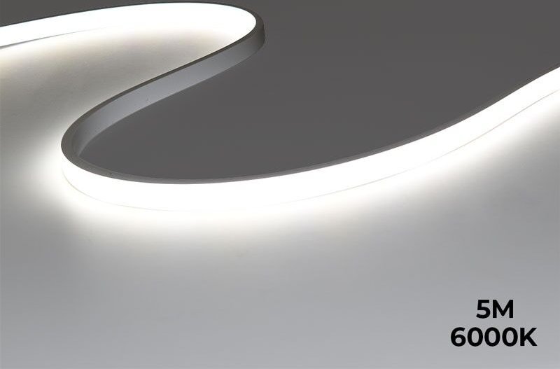 Barcelona Led - Flexibles LED-Neon 24V dc - 5 x 11 mm - 5 Meter - Komplettset -