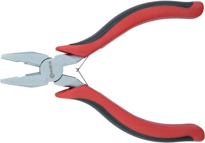 Elektronik-Kombizange 120 mm mit Doppelfeder Zwei-Komponentengriffen Elektrikerzangen