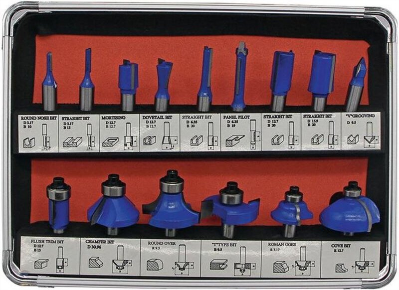 HM-Oberfräserkassette 973CT15A 15-teilig Schaft-Ø 8 mm hm
