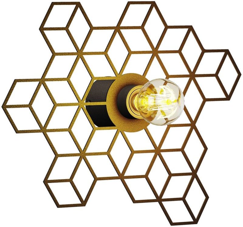 Thumbnail - Wandleuchte, Wandlampe Innen 'Alexaru' aus Metall für Wohnzimmer & Esszimmer von Lucande