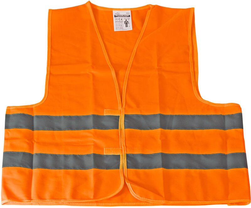 Kestek - Warnweste Sicherheitsweste orange reflektierend eu en iso 20471 Größe xl