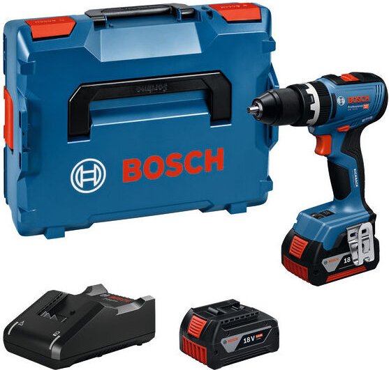Bosch Akku-Schlagbohrschrauber gsb 18V-65 2x 5,0 Ah und Ladegerät in l-boxx