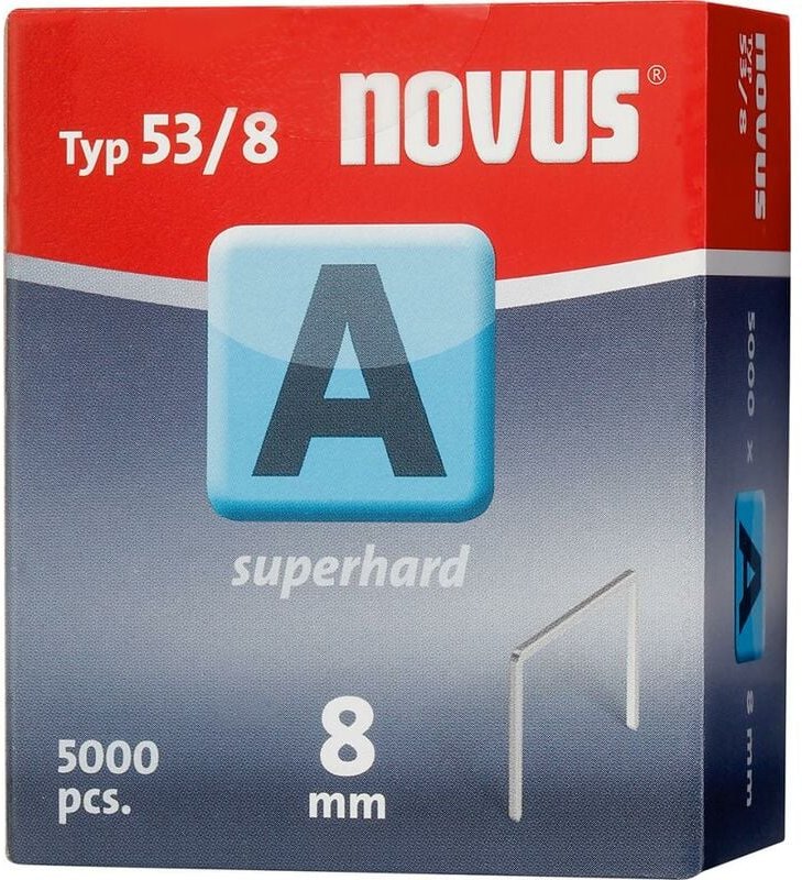 Feindrahtklammer a Typ 53/8 mm st Novus ve à 5000 Stück