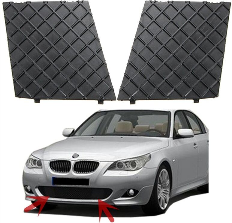 Tlily - Auto FrontstoßStange Untere Mesh Grillplatte Verkleidungsabdeckung für E60 E61 m 51117897186 51117897184 StoßSta...