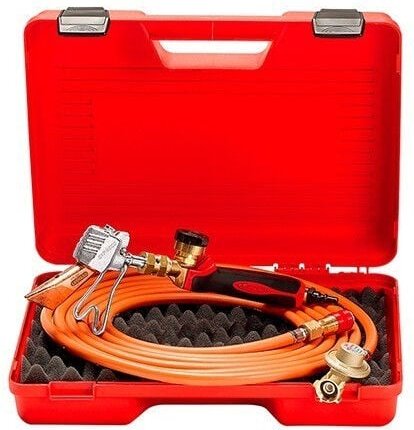 Schutzbrennerkoffer - Lanze + Griff + Schlauch + Druckminderer - 66378 - Guilbert Express