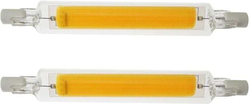 Stück 78 mm 5 W 220 V R7S LED-COB-Lampe mit hoher Helligkeit, doppelseitig, ersetzt Halogenlampen, geringer Energieverbr...