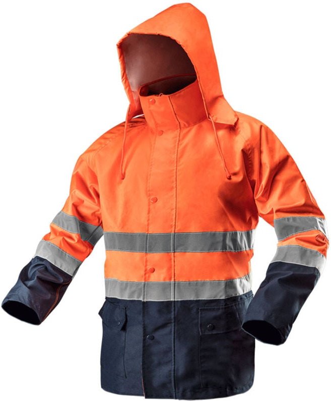 Warnschutz Regenjacke en iso 20471 orange s