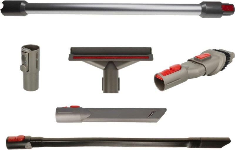 6-tlg. Zubehör-Set kompatibel mit Dyson V11 Klick Absolute, Absolute Extra gsw, Absolute Extra Staubsauger Grau - Vhbw