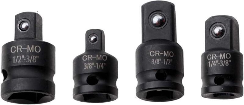 Reduzieradapter für Schlagschrauber, 3/8" auf 1/2", 1/2" auf 3/8", 3/8" auf 1/4", 1/4" auf 3/8", Steckschlüsseladapter, ...