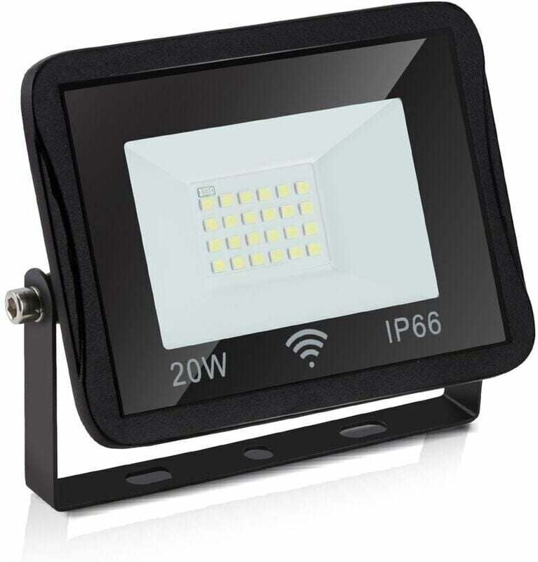 Hengda LED-Flutlicht für den Außenbereich, LED-Flutlicht, 1700 lm, 6000 k, IP66, wasserdichte Beleuchtung, 20 w, Kaltwei...