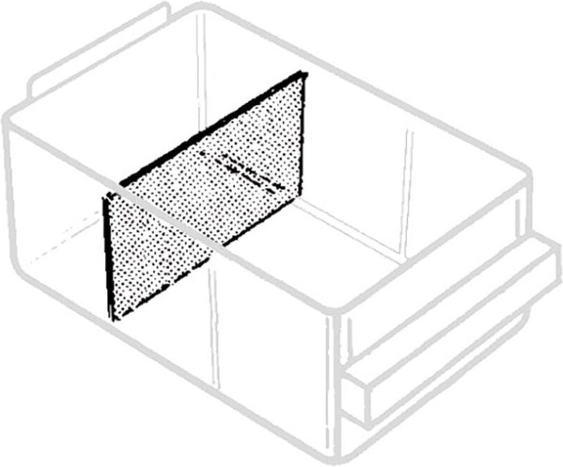 150-00 Trennwände für Schubladen-Magazin (b x h) 52 mm x 32 mm Inhalt 60 St. - Raaco