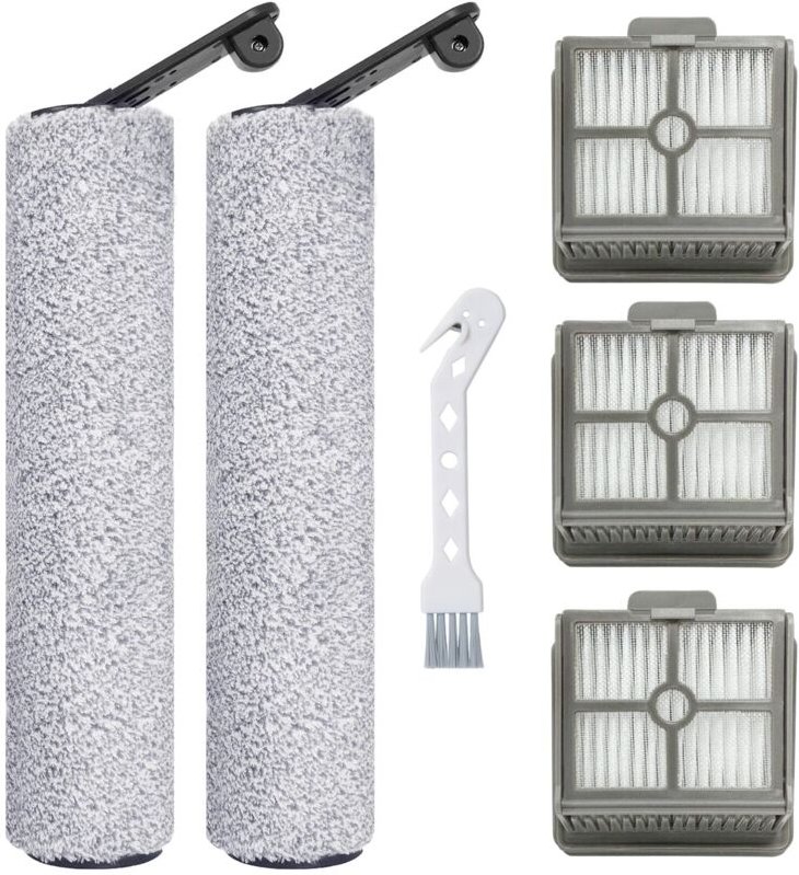 Ersatzbürsten- und HEPA-Filterrolle für Dreame H12/H11 Core Staubsauger, 2 Ersatzbürstenrollen, 3 Ersatzfilter, 1 Reinig...