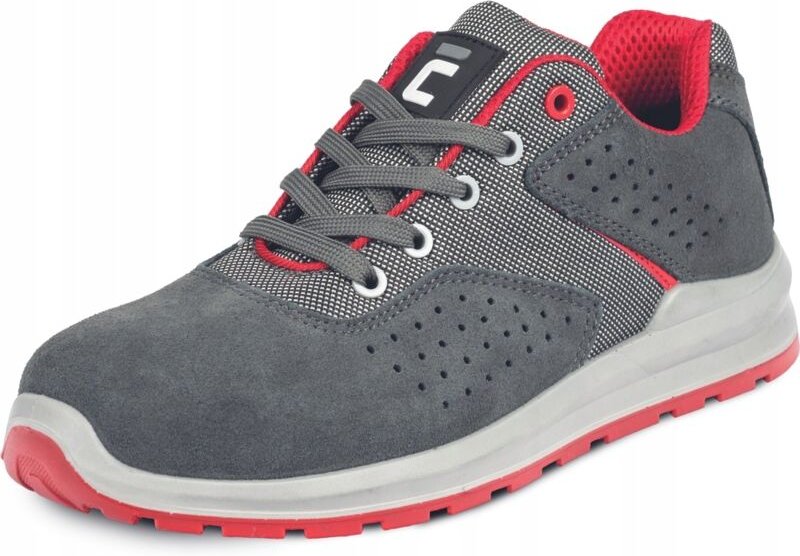 GRIMMA Sicherheitsschuhe mit Zehenkappe und Durchtrittschutzeinlage, grau. S1P Größe 41