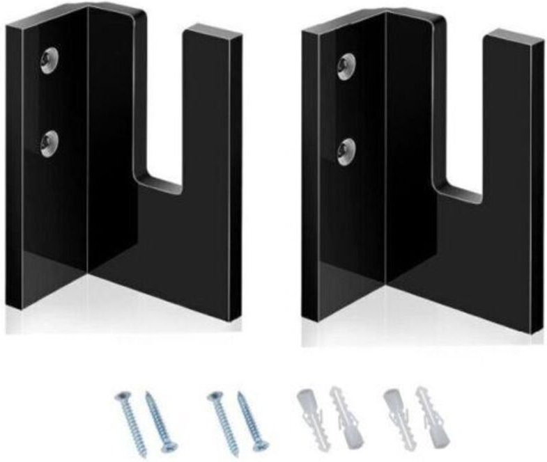 (Schwarz) Skiregal für die Garage – 2 Acryl-Skiständer – Ein Muss für Sportbegeisterte, zur Aufbewahrung von Skiern in I...