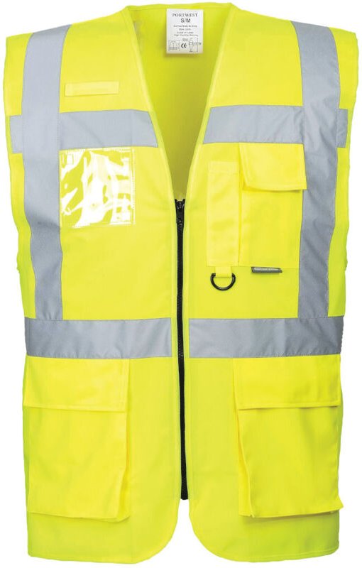 Thumbnail - Portwest Warnweste mit Reißverschluss EN ISO 20471 - S476 Gelb M