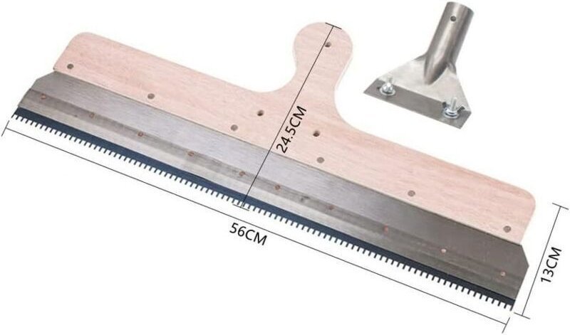 Zementschaber, selbstnivellierendes Werkzeug, leicht, einfach zu reinigen, Zahnradrechen, Bauwerkzeug für Epoxidharzbode...