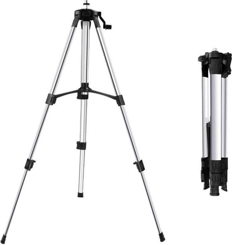 Sollbry - 1 verstellbares Stativ aus Carbon und Aluminium 120 cm für Webcam, silber