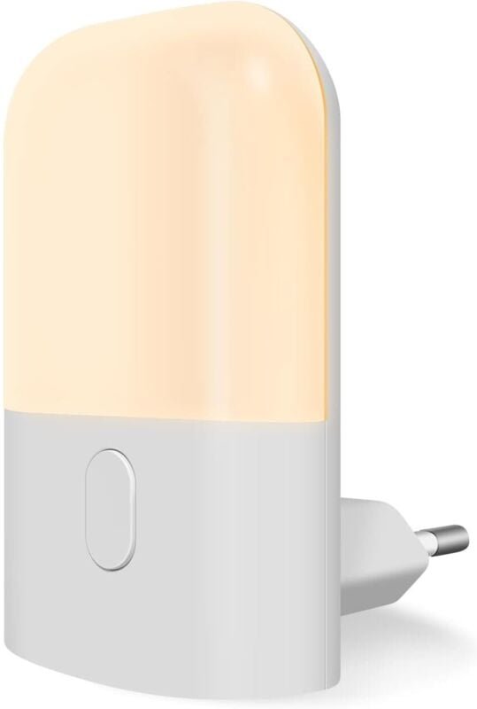 Veilleuse avec capteur crépusculaire, intensité variable, 3 niveaux de luminosité, veilleuse pour enfants, blanc chaud 2...