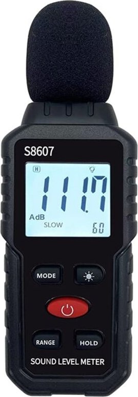 Digitaler Schallpegelmesser,Schallpegelmesser für die HausstraßE im Klassenzimmer,30-130DBA DB-MessgeräT Zur GeräUschmes...