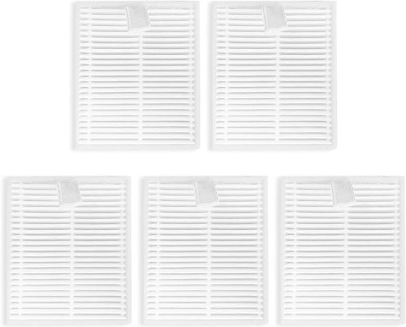 Packung mit 5 wiederverwendbaren und waschbaren Ersatzfiltern für Roomba-Saugroboter