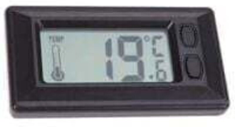 Mini-Digital-Autothermometer Schwarz