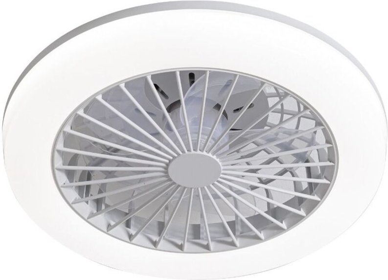 Deckenventilator mit LED-Licht (25W 3CCT 2400lm) IP20 Ø46cm weiß