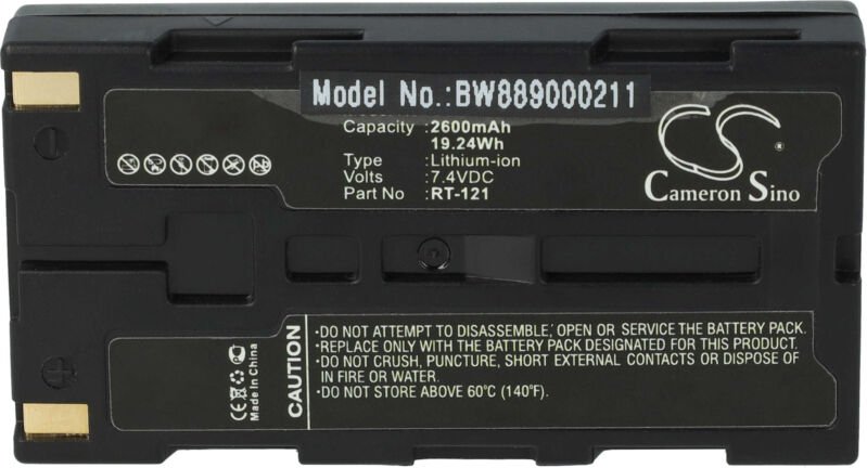 Vhbw - Akku kompatibel mit Righton K-Plus 3, Retinomax 3 Medizintechnik (2600mAh, 7,4V, Li-Ion)