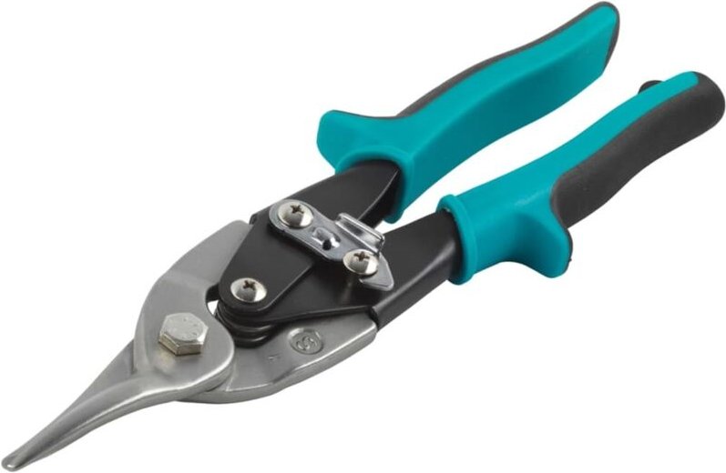 Wolfcraft - Blechschere rechtsschneidend 255 mm für gerade- & Kurvenschnitte Blechschere