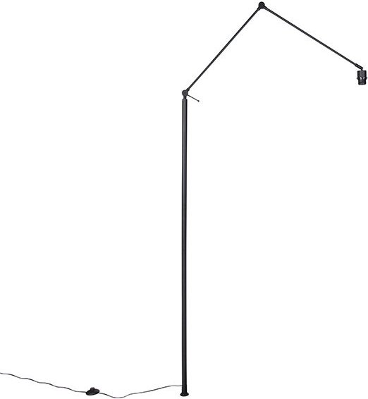 Verstellbarer Arm schwarz ohne Fuß für Stehleuchte - Editor