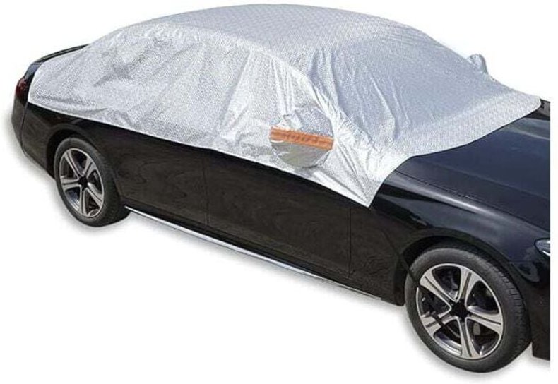 Gabrielle Autoabdeckung, halbwasserdichte Autoabdeckung für Autos, Sonne, Regen, Staub, jedes Wetter, UV-Schutz für Wind...