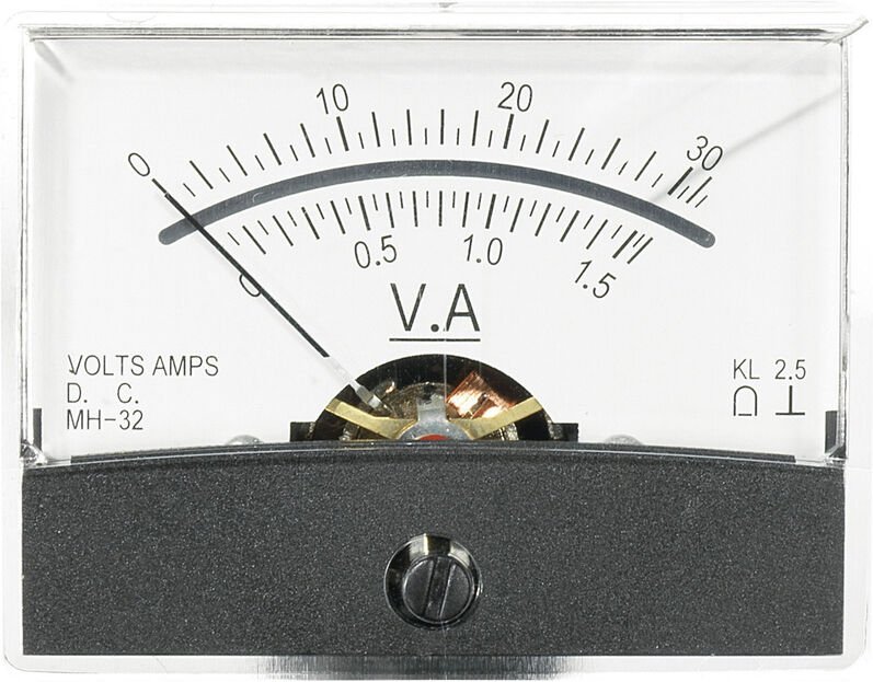 Voltcraft - AM-60X46/30V/1,5A/DC AM-60X46/30V/1,5A/DC Einbau-Messgerät AM-60X46/30V/1,5A/DC 30 V/1.5
