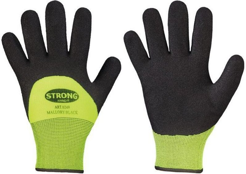 Kälteschutzhandschuhe Mallory/Black Größe 11 schwarz/gelb en 388, en 511 PSA-Kategorie ii
