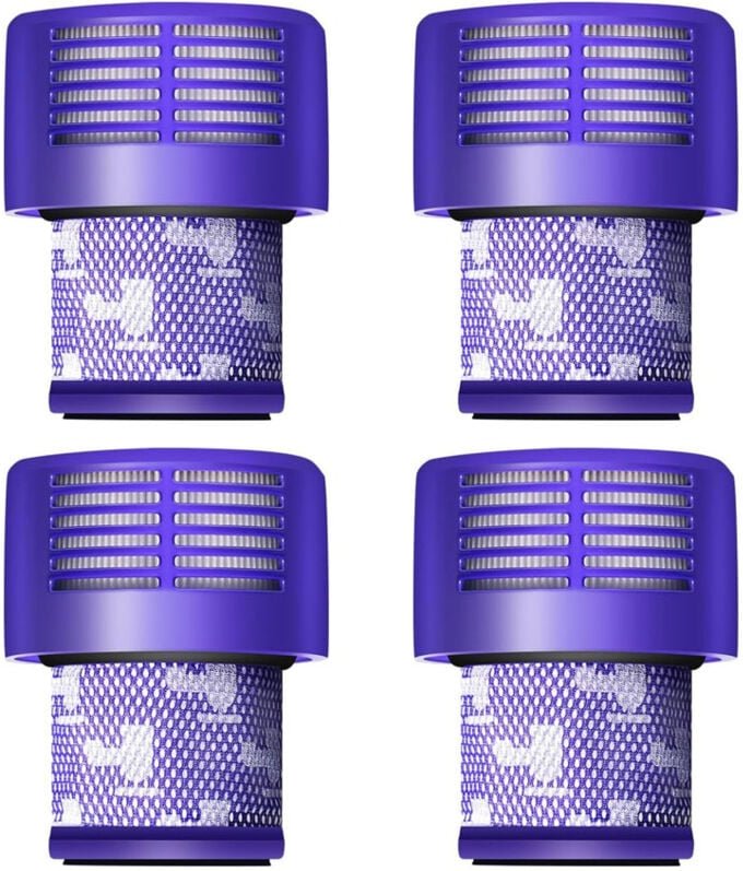 4er-Pack V10-Filter für Dyson-Staubsauger, 4er-Pack Ersatzfilter für Dyson V10, V10 Absolute, V10 Animal, V10 Motorhead,...