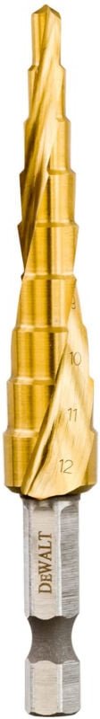 Stufenbohrer hss-g 4-12 mm - Dewalt