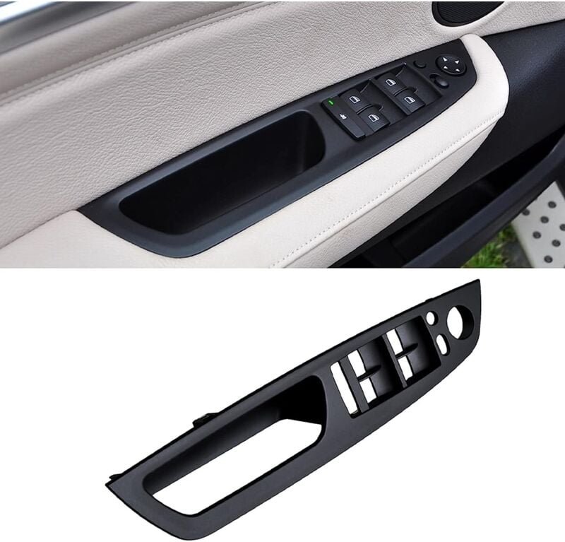 Kompatibel mit BxMW Türgriff X5 E70 2008–2013, X6 E71/E72 2008–2014, Innentürgriffverkleidung, Vordertürgriff, linker In...