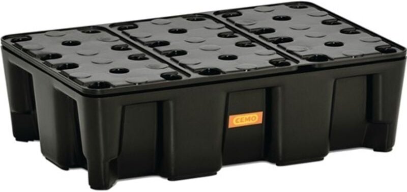 Auffangwanne 25 l L600xB400xH180mm Polyethylen mit PE-Rost
