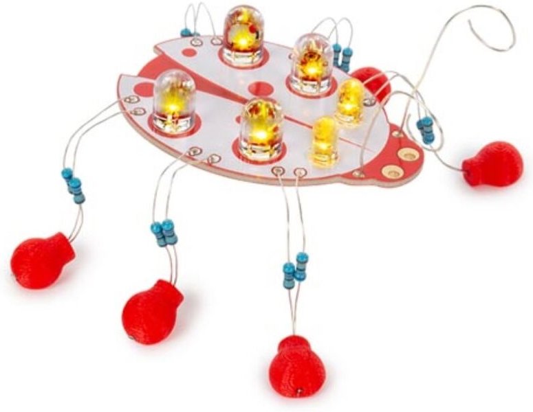 Velleman - Whadda Lötbausatz, The Lady, Marienkäfer, SMD-Bauteile