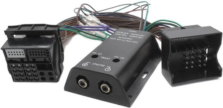 2-Kanal High-Low Adapter für Quadlock Radio , Seat,