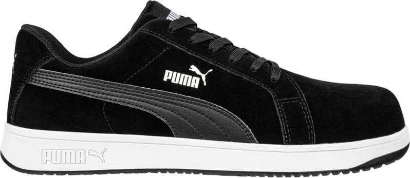 Puma - Iconic Wildleder Black Low S1PL esd fo hro sr Sicherheitsschuhe - 39 eu - Schwarze