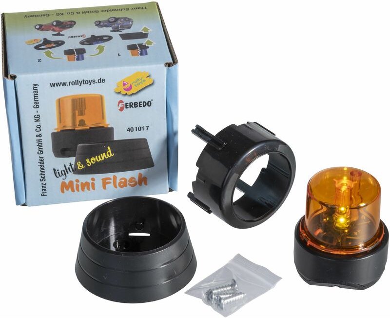 Flashlight orange Blinklicht Babyrutscher Trettraktoren Einsatzfahrzeuge - Ferbedo