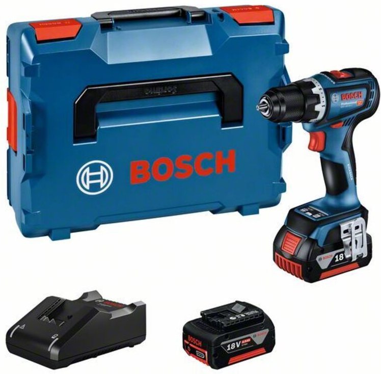 Bosch Akku-Bohrschrauber gsr 18V-90 c, 2x 5.0Ah, Ladgerät in l-boxx